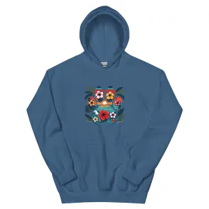 Tropical Paw Print Hoodie