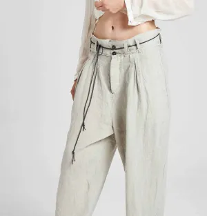 Umit Unal Unisex Linen Trousers U209