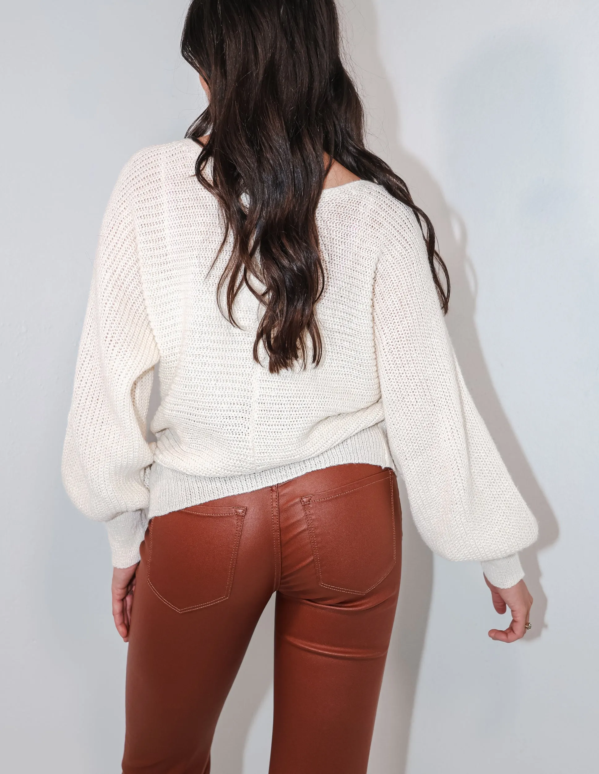 Winter Haze Balloon Sleeve Sweater