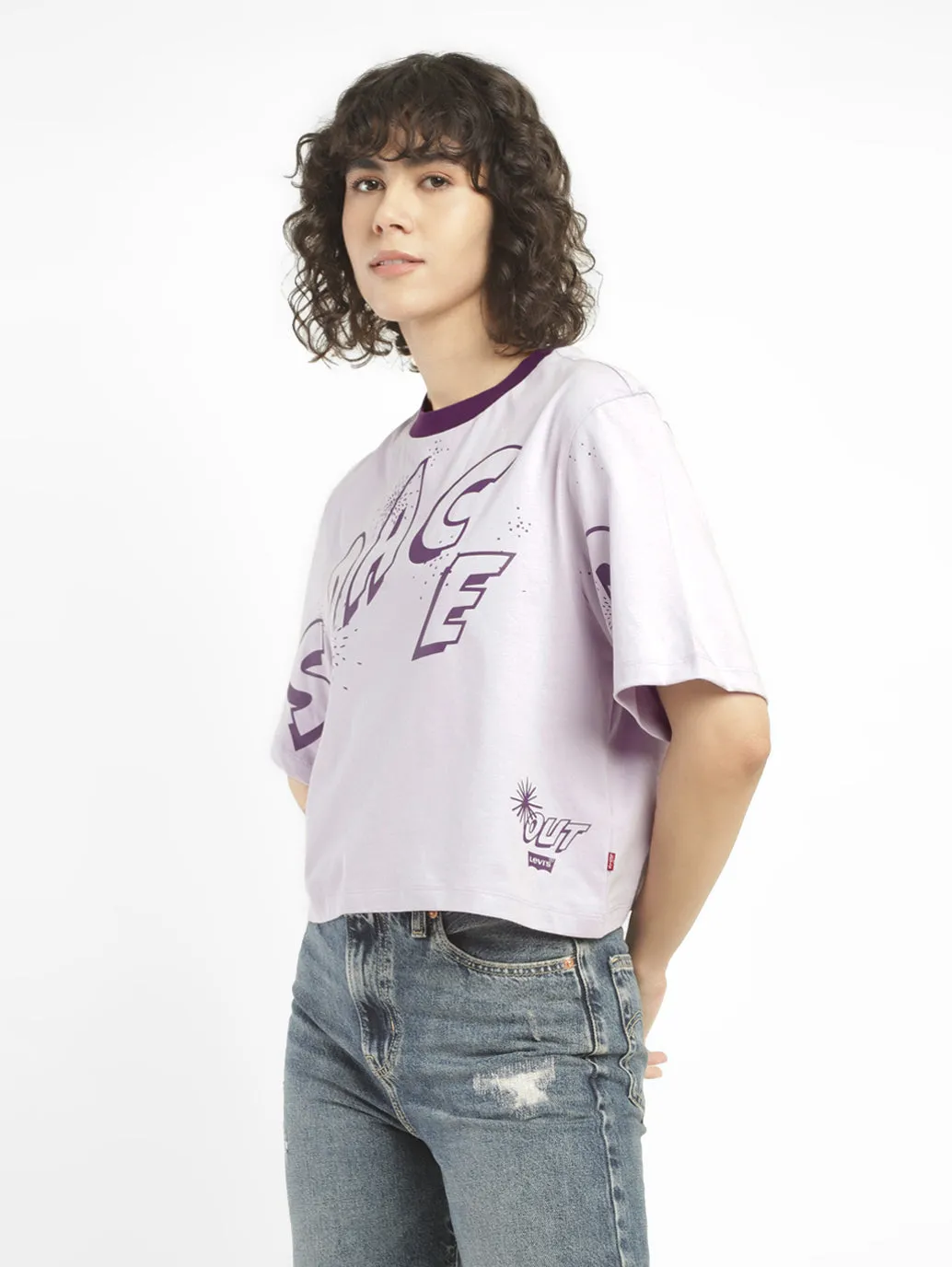 Women's Graphic Print Boxy T-shirt
