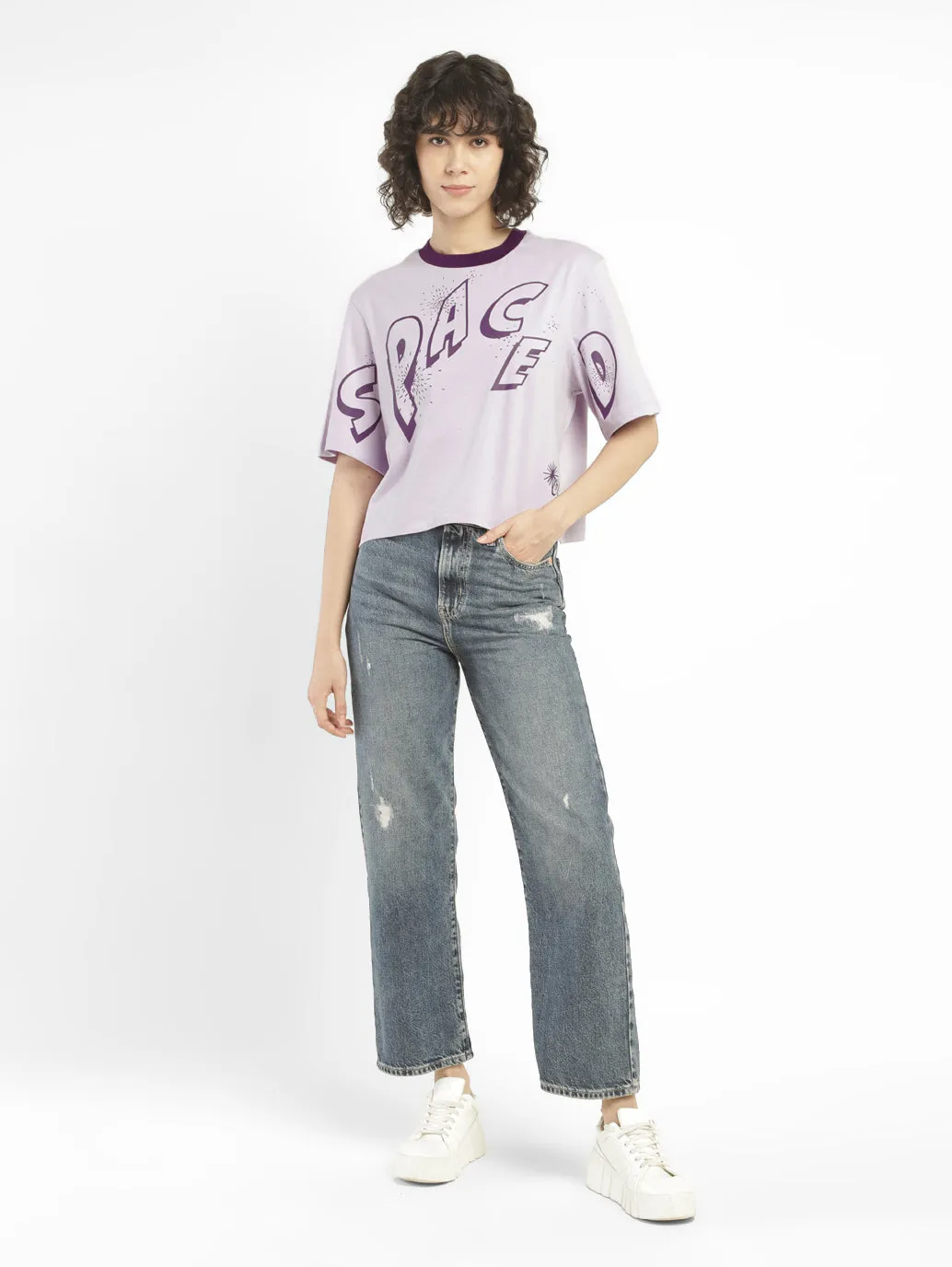 Women's Graphic Print Boxy T-shirt