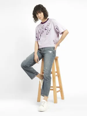 Women's Graphic Print Boxy T-shirt