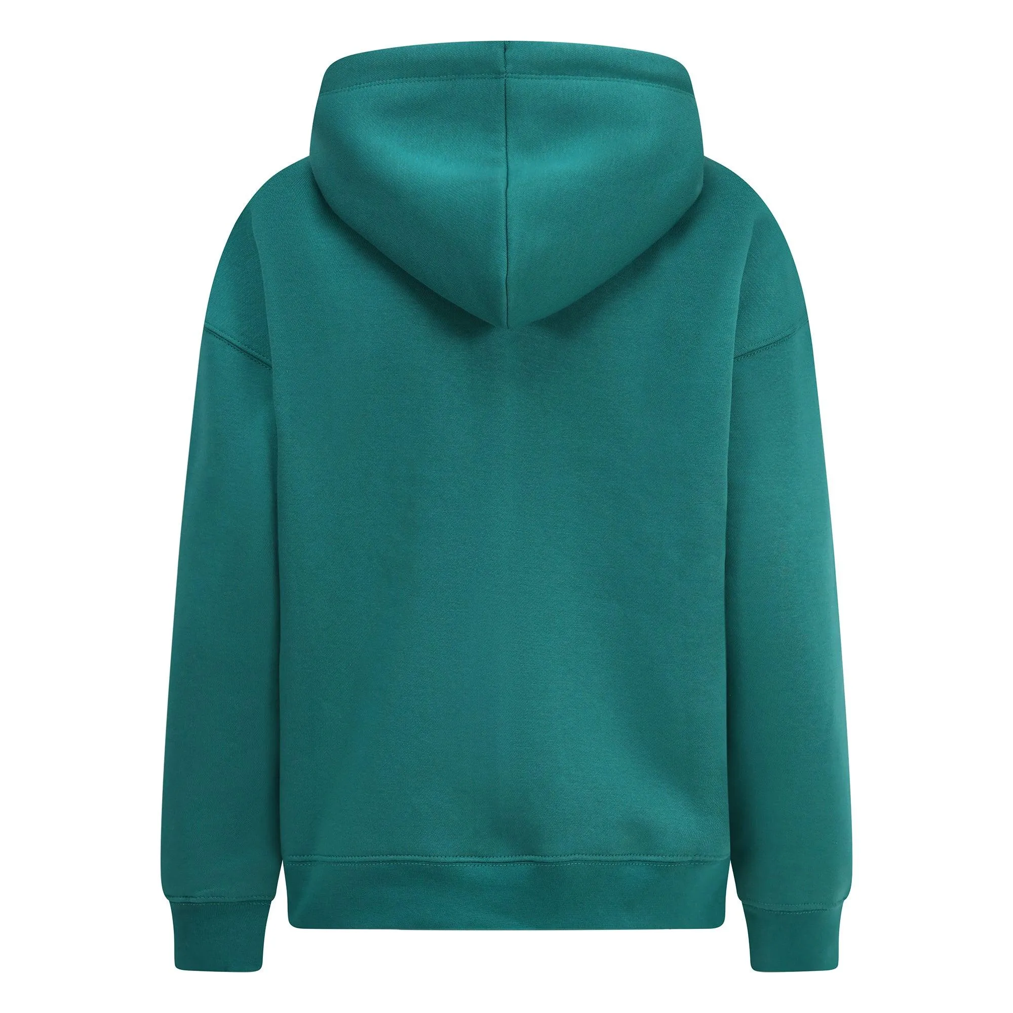 Women's Relaxed Fit "Los Angeles" Printed Hoodie Green