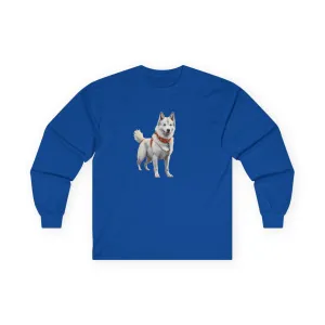 Yakutian Laika Unisex Classic Cotton Long Sleeve Tee