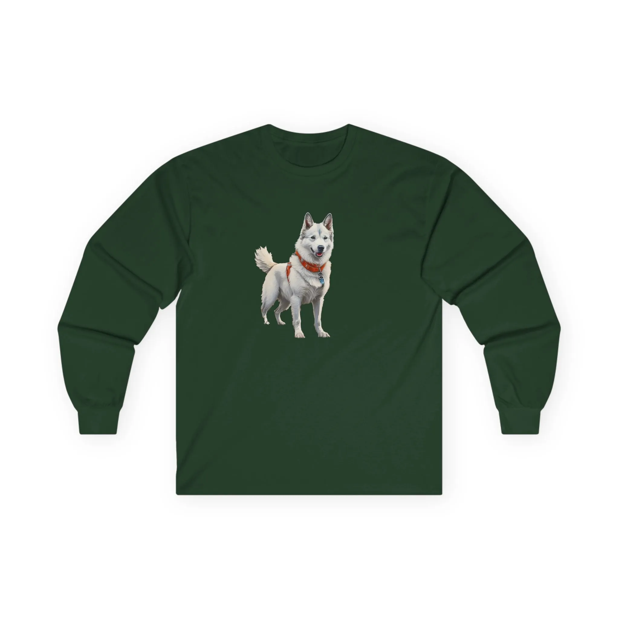 Yakutian Laika Unisex Classic Cotton Long Sleeve Tee