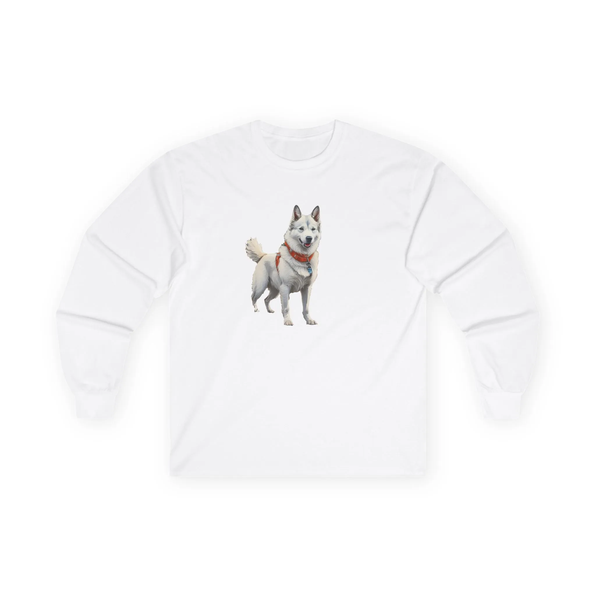 Yakutian Laika Unisex Classic Cotton Long Sleeve Tee