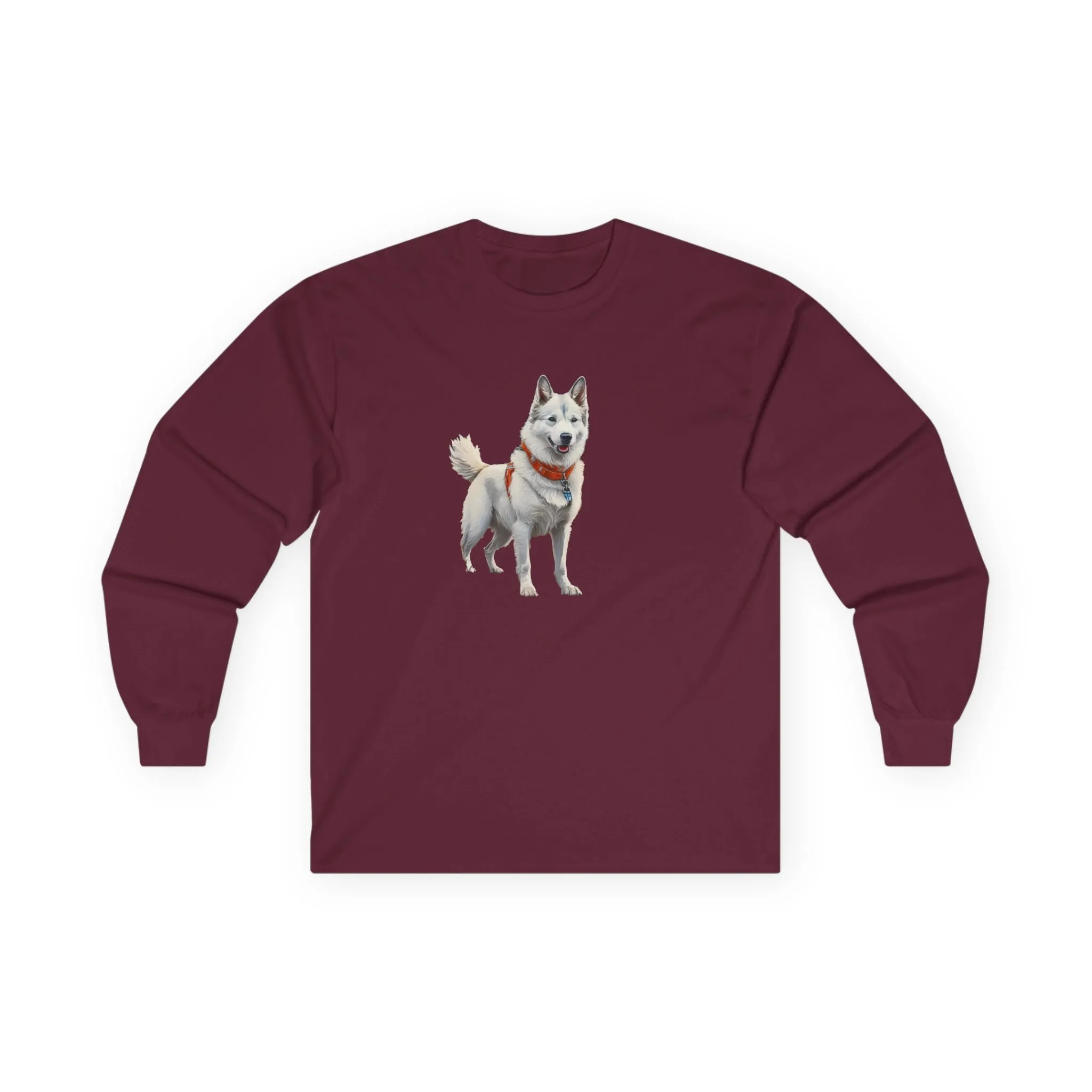 Yakutian Laika Unisex Classic Cotton Long Sleeve Tee