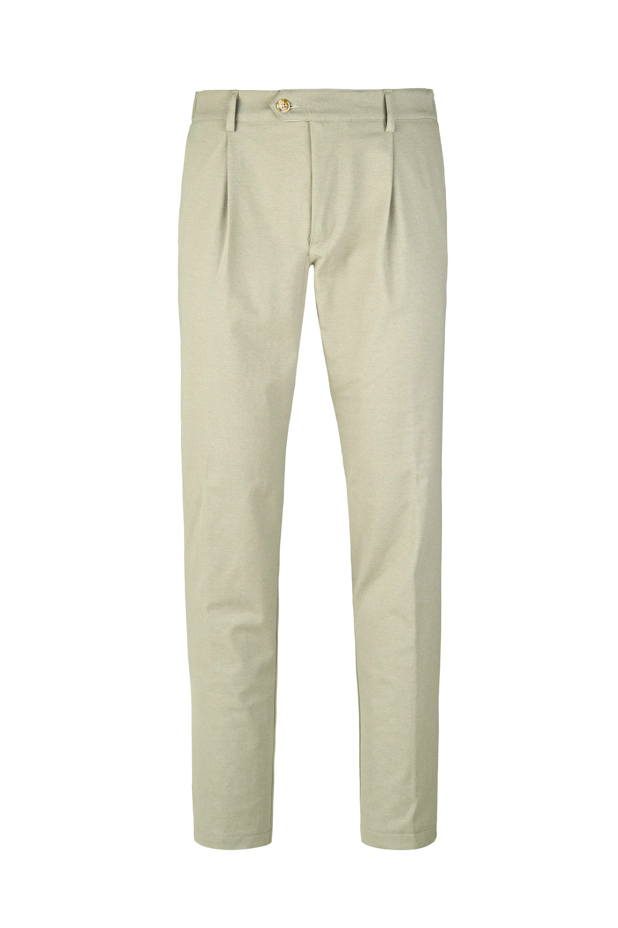 ZMART Single-Pleated Jersey Twill Trousers